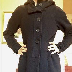 Gap peacoat with removable hood
